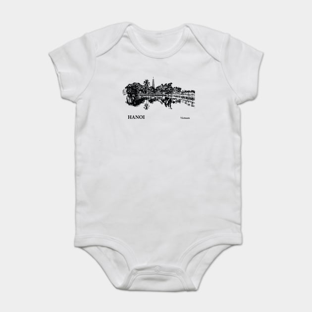 Hanoi Vietnam Baby Bodysuit by Lakeric